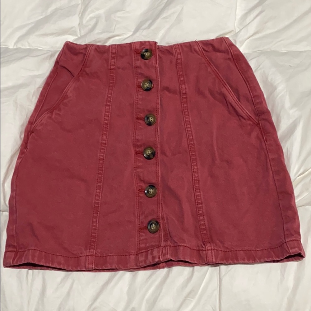 Red Cotton On Skirt